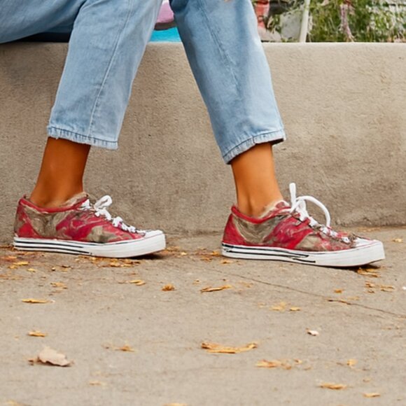 Coach Shoes - Coach Fillmore Sneakers Size 7.5 Signature Canvas and Pink